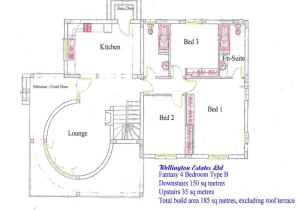 Residential Home Plans 4 Bedroom Bungalow Floor Plan Residential House Plans 4