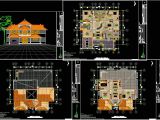 Residential Home Plans Cad Dwg Drawings Autocad House Plans Dwg File Escortsea