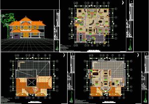 Residential Home Plans Cad Dwg Drawings Autocad House Plans Dwg File Escortsea