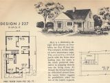 Retro Home Plans Vintage House Plans J237