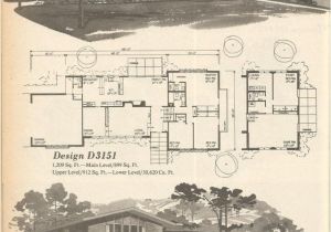 Retro Home Plans Vintage House Plans Multi Level Homes Part 10 Antique