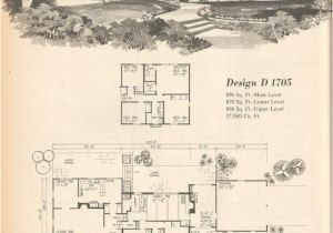 Retro Home Plans Vintage House Plans Multi Level Homes Part 4 Antique