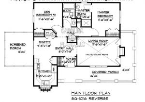 Reverse Floor Plan Home Small Cottage Style House Plan Sg 1016 Sq Ft Affordable