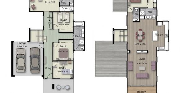 Reverse Living Beach House Plans Reverse Floor Plans for Beach Houses
