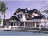 River View House Plans River Side Kerala Style Residence Exterior Design Kerala