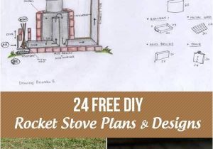 Rocket Stove Plans for Home Heating 24 Free Diy Rocket Stove Plans Designs to Cook Food or