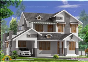Roof Design Plans Home Design 2367 Square Feet Sloping Roof Home Kerala Home Design