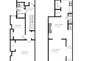 Row Home Floor Plans Row Home Floor Plans House Design Plans