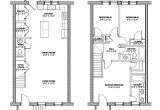 Row Home Floor Plans Rowhouse Plans Find House Plans