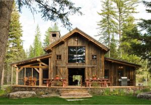Rustic Barn Home Plans American Barn Homes Exterior Rustic with Grass