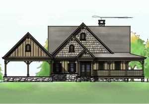 Rustic Home Plans with Walkout Basement 3 Bedroom Open Floor Plan with Wraparound Porch and