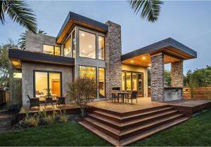 Rustic Modern Home Plans Rustic and Modern Home In Burlingame California