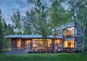 Rustic Vacation Home Plans Modern Rustic Cabin Montana