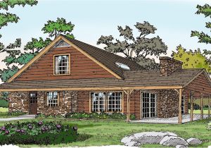 Rustic Vacation Home Plans Rustic Vacation Home with A Big Porch 3860ja