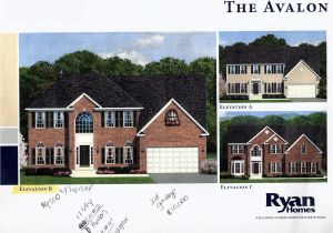 Ryan Homes Avalon Floor Plan Building A Ryan Home Avalon Our Options