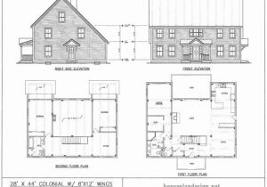Saltbox Home Floor Plans Authentic Saltbox House Plans Cottage House Plans