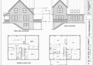Saltbox Home Plans Post Beam House Plans and Timber Frame Drawing Packages