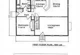 Saltbox Home Plans Saltbox House Plan 94007 total Living area 1900 Sq Ft