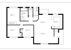 Sample Floor Plan for Small House House Plan Cad Escortsea