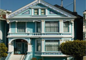 San Francisco Style House Plans Blue Victorian House San Francisco Houses Yellow Victorian