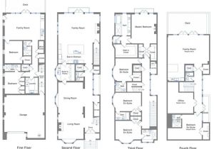 San Francisco Style House Plans San Francisco townhouse Floor Plans