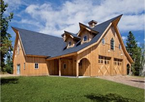 Sand Creek Post and Beam House Plans Traditional Wood Barn Combination Barn Project Mgi310