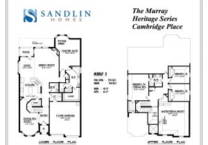 Sandlin Homes Floor Plans Sandlin Floorplans Murray Sandlin Homes