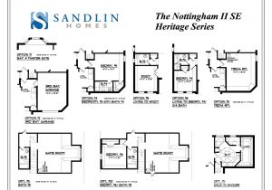 Sandlin Homes Floor Plans Sandlin Floorplans Nottingham Ii Sandlin Homes