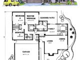 Santa Fe Home Plans Santa Fe southwest House Plan 54604
