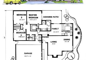 Santa Fe Home Plans Santa Fe southwest House Plan 54604