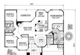 Santa Fe Home Plans Santa Fe southwest House Plan 54678