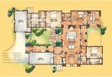 Santa Fe Style Home Plans Adobe Style Home with Courtyard Santa Fe Style Meets
