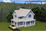 Scale Model House Plans Model Train Structure Plans