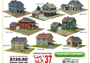 Scale Model House Plans Railroad Model Buildings Scale Houses 8 House Models