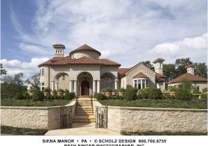 Scholz Home Plans Sienna Manor Mediterranean Exterior Other by