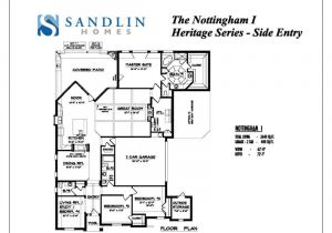 Se Homes Floor Plans Sandlin Floorplans Nottingham I Sandlin Homes