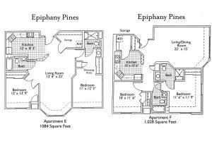 Senior Housing Floor Plans Epiphany Senior Living Floor Plans