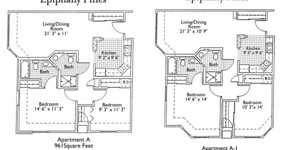 Senior Housing Floor Plans Epiphany Senior Living Floor Plans