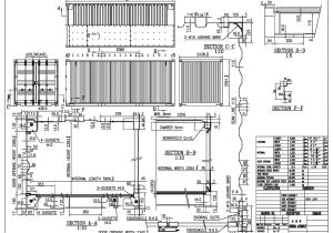 Shipping Container Home Plans Amp Drawings 20gp Technical Drawing Shipping Container Dimensions