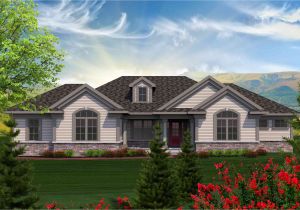 Side Load Garage Ranch House Plans Open Concept Home with Side Load Garage 89912ah 1st
