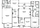 Simple 4 Bedroom Home Plans Bedroom House Plans 4 Bedroom Open Affordable 4 Ranch
