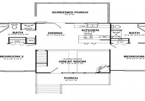 Simple 4 Bedroom Home Plans One Level House Plans with 4 Bedrooms Simple 4 Bedroom
