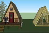 Simple A Frame Home Plans 14 39 X14 39 Tiny A Frame Cabin Plans by Lamar Alexander