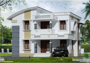 Simple Home Plans Simple Flat Roof Home Design In 1800 Sq Feet Kerala Home