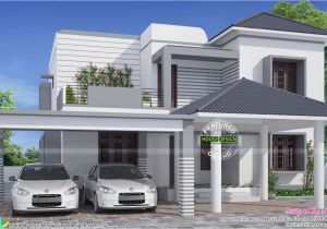 Simple Modern Home Plans Simple and Elegant Modern House Kerala Home Design and
