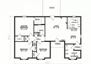 Simple One Room House Plans 3 Bedroom 1 Floor Plans Simple 3 Bedroom House Floor Plans