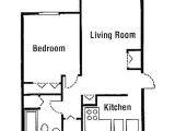 Simple One Room House Plans Beautiful Simple One Bedroom House Plans for Hall Kitchen