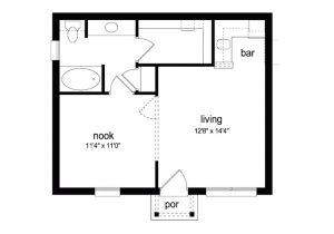 Simple One Room House Plans Guest Cottage for Visitors or Maybe A Mother In Law Suite