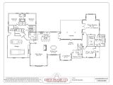 Single Floor Home Design Plans Single Story House Plans with Open Floor Plan Cottage