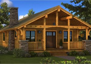 Single Home Plans Single Story Log Cabin House Plans